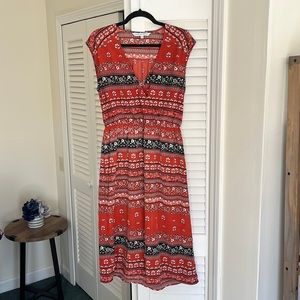 Cupcakes & Cashmere Stacie Bandana midi dress, size L